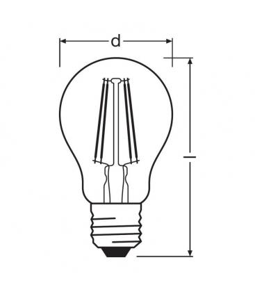 Lampe LED Parathom Classic A GLOWdim 7W 827 E27 - Lampes LED 11277-23804