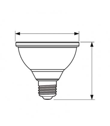Master LEDspot CLA D 9.5 - Lampada LED 75W E27 PAR30S dimmerabile 11287-23844