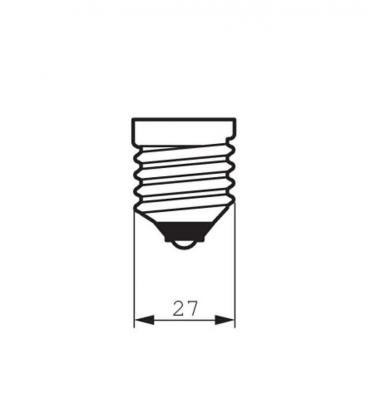Lampadina LED classica ND 7 60W 220V 827 A60 CL E27 Lampada LED 11291-23855