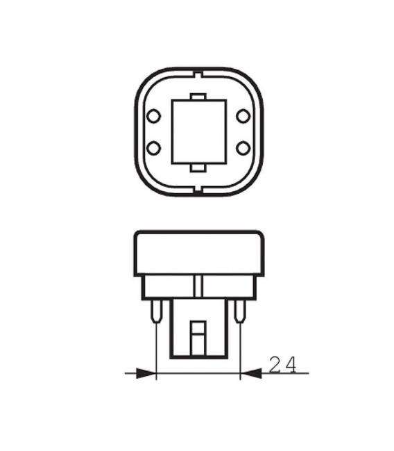 LED Lamp CorePro 4.5W 840 G24q - Energy Efficient – photo