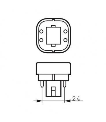 Lámpara LED CorePro 4.5W 840 G24q - Iluminación 11303-23904