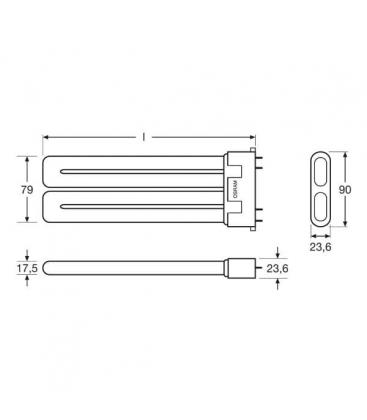 Bombilla compacta 18W 830 - Solución de iluminación eficiente 1083-2404