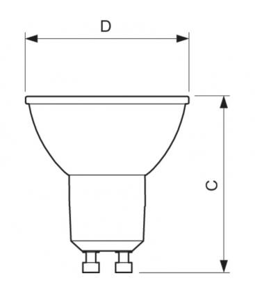 Master LEDspot VLE D 4.9 50W 927 Lampada dimmerabile - 220V, 60° 11385-24189