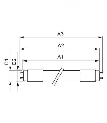 LEDtube EM 14.5W 865 - Tubular LED Lamp, 1200mm Length 11419-24326