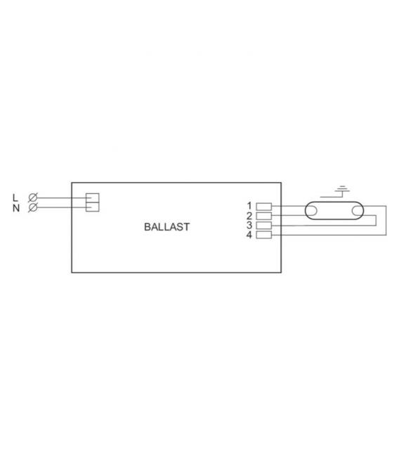 HF M Blau 124 LH TL5 Elektronisches Vorschaltgerät – foto