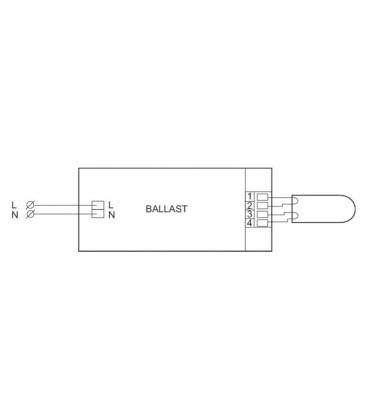 HF M red 109 SH TL PL-S Electronic Ballast 11436-24395