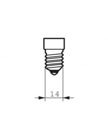 Mini Lámpara LEDLuster ND 4.3 - 40W, 220V, Casquillo E14, FR P45 11474-24574