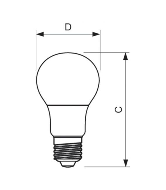 LED CorePro LEDBulb ND 7.5 60W 865 A60 FR E27 – photo