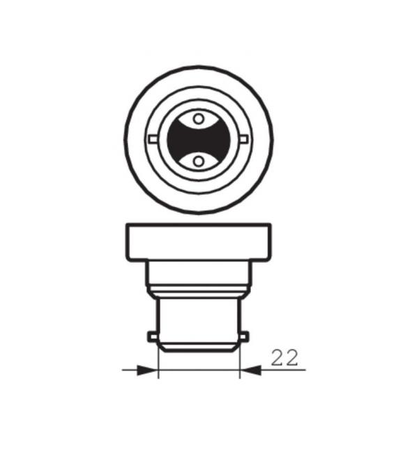 Lampada al sodio 180W BY22d - Soluzione di illuminazione – Foto