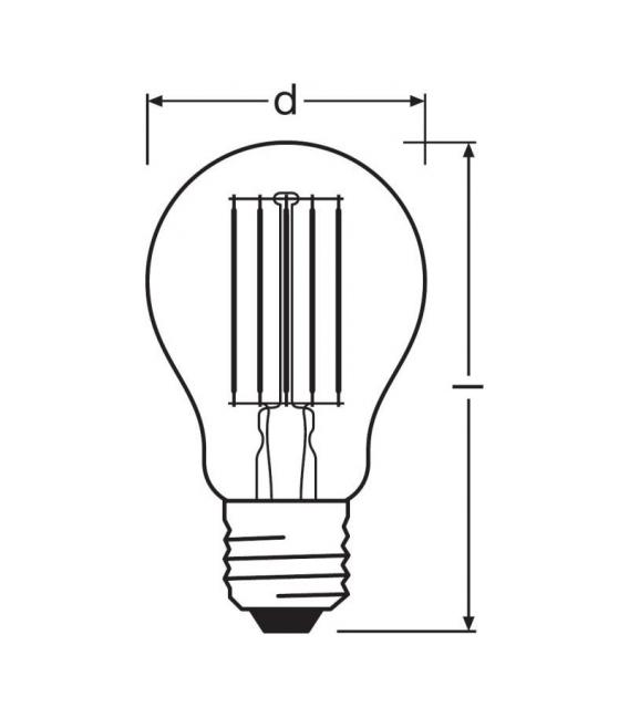 Lampada LED Parathom Classic A 100 11W 827 E27 - Lampade LED – Foto
