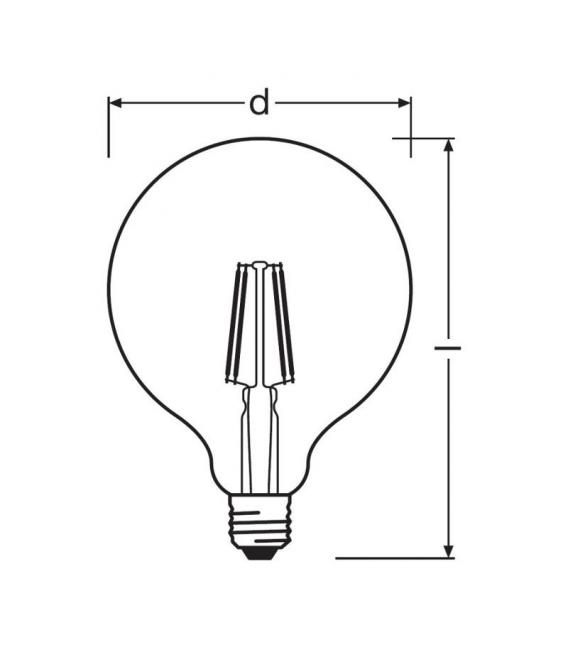 Lampe LED Globe Vintage 1906 - 4.5W E27 Bulb – Photo
