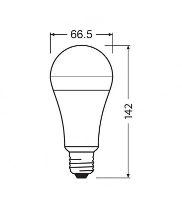 LED-Lampe Parathom Classic A Facility 8.5W 827 E27 - LED-Lampen 11528-24842