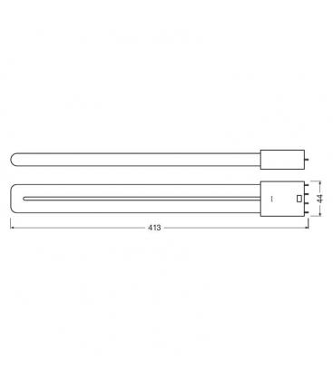 Lámpara LED Dulux L HF 18W 840 - 2G11 Lámparas LED 11574-25086