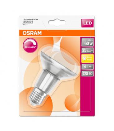 Superstar R80 60 Lámpara LED regulable de 5,9 W - E27, 240 V, haz de luz de 36° 11579-25122