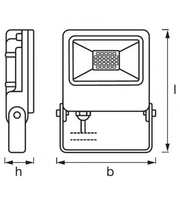 LED Endura Flood 30W 830 DG IP65 - LED-Fluter 11603-25239