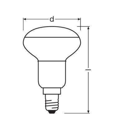 Star R50 46 3,5W 827 E14 LED sijalka - varčna, paket 2 11613-25294