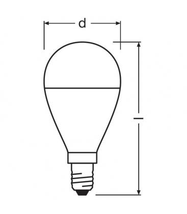 Star Mini P 60 8W 827 E14 - Lampada LED Premium, 220V 11630-25367