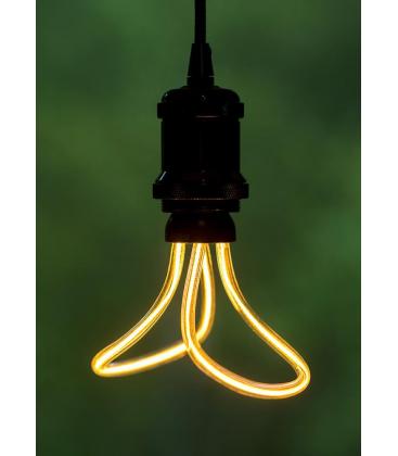 Portalampada decorativo retro Alu E27 nero 11694-25717