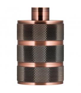 Alu Grid E27 cuivre antique