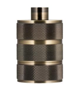 Decorative Lampholder Alu Grid E27 bronze antique