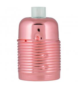 Portalámparas decorativo metal E27 cobre