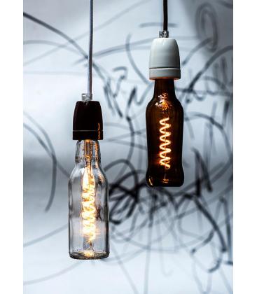 Lampe décorative en porcelaine E27 blanche 11711-25787