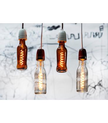Lampe décorative en porcelaine E27 blanche 11711-25788