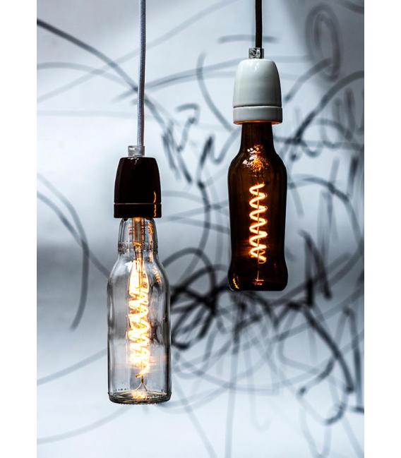 Lampe décorative en porcelaine E27 marron – Photo