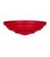 Roseta Smart Cup PP grande mate rojo 11732-25884