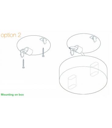 Ceiling Smart Cup PP Medium Mat Red - Rosetones y Copas 11725-25945