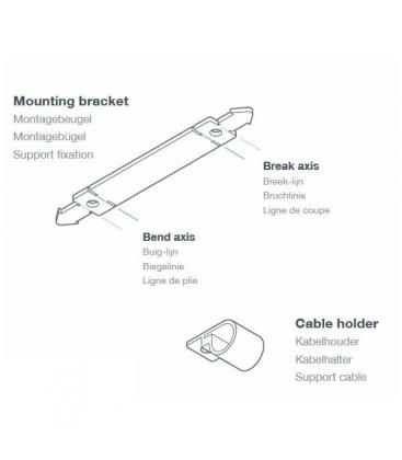 Großer grauer Decken-Smart-Cup PP - Rosetten & Cups 11736-25983