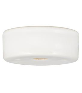 Roseta para techo porcelana blanca cordón múltiple