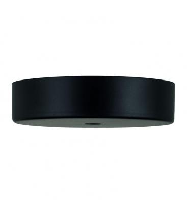 Impugnatura a corda per coppa da soffitto in metallo nero - Rosoni e coppe da soffitto 11744-25999