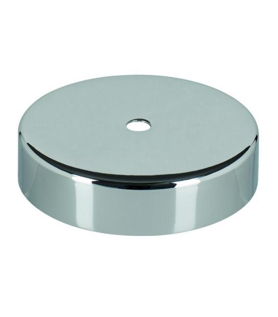 Metal Chrome Ceiling Cup with Transparent Cord Grip - Ceiling Rosettes & Cups – photo
