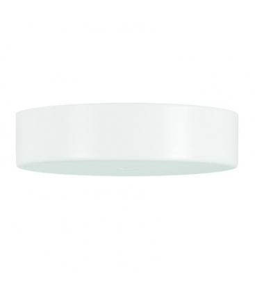 Tazza da soffitto bianca in metallo con impugnatura a cordoncino - Rosoni e tazze da soffitto 11746-26005