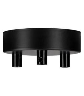 Ceiling Cup metal black multi cord 3