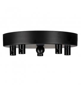 Ceiling Cup metal black multi cord 5