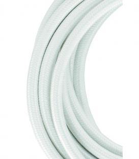 Decorative Textile Cable 2C white 3m