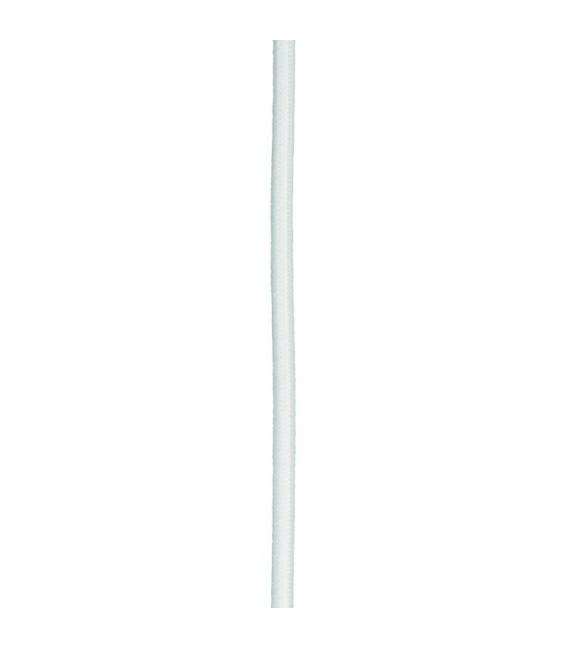Eleve su espacio con el cable textil decorativo blanco de 3 m – foto