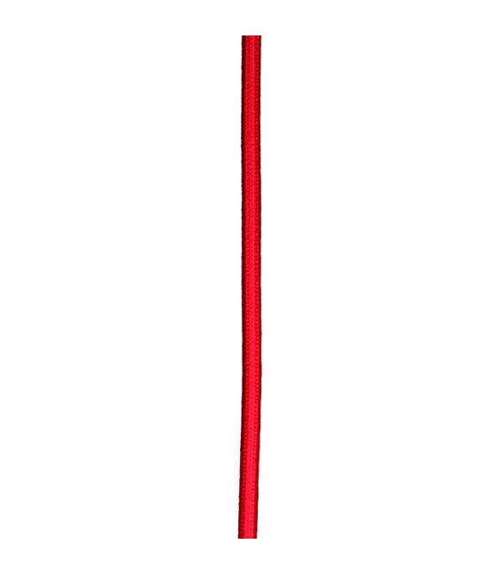 Cable textil rojo vibrante Realce su decoración – foto