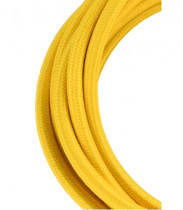 Cable textil amarillo vibrante Realce su decoración 11765-26050