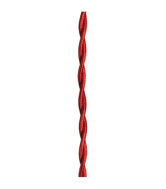 Aggiungete eleganza al vostro spazio con la T decorativa rossa metallizzata Twisted 2C. – Foto
