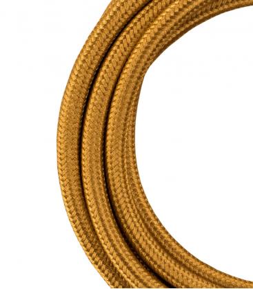 Luxurious Metallic Gold Decorative Textile Cable Enhance Your Space 11795-26112