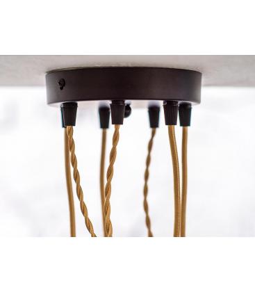 Lujoso Cable Textil Decorativo Oro Metálico Realce Su Espacio 11795-26114