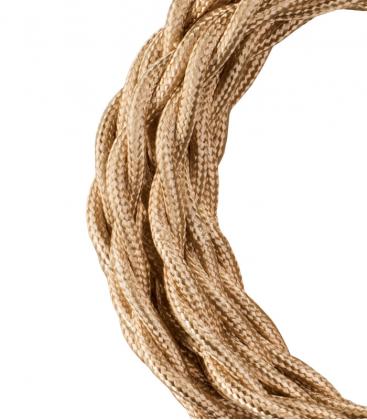 Elevate Your Space with Metallic Champagne Twisted Cable 11800-26125