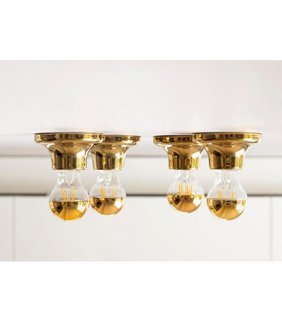 Élevez votre espace avec le luminaire Porcelain Gold – Photo