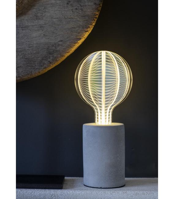 Lampe de table unique en béton E27 - Illuminez votre espace – Photo