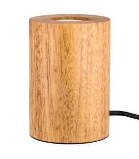 Tischlampe E27 Holz