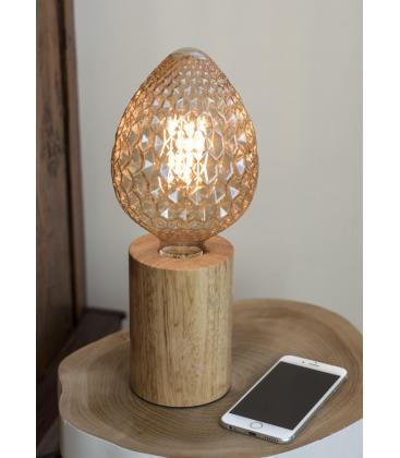 Lámpara de mesa de madera E27 - Ilumina tu escritorio con elegancia 11818-26181