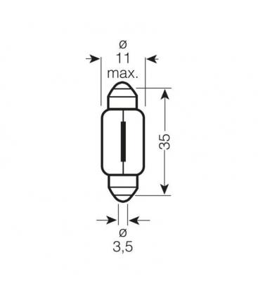 Avtomobilska žarnica C5W 12V ULT SV8.5 - Nadgradnja avtomobila 11844-26253